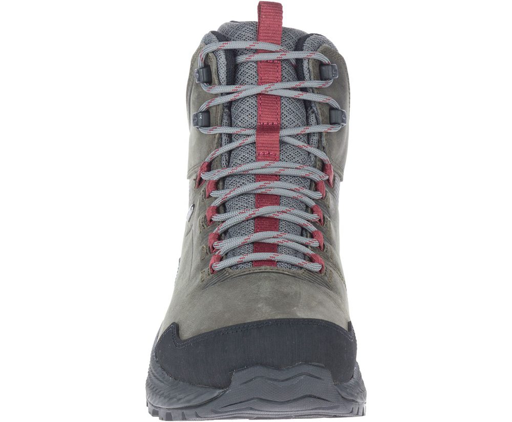 Merrell Vandrestøvler Herre - Forestbound Mid Waterproof - Olivengrøn/Sort - PKA029738